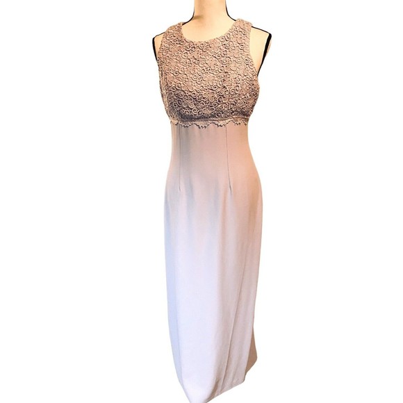Celine Collection New York Dresses & Skirts - Vintage Celine New York Lilac Long Formal Evening Gown Dress Junior Sz 7/8 Lined